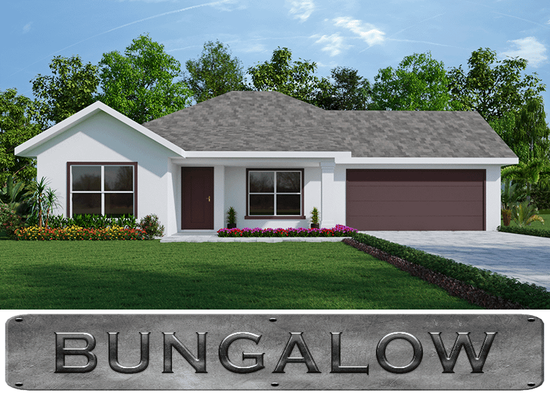 Bungalow-Button Bungalow Model Home