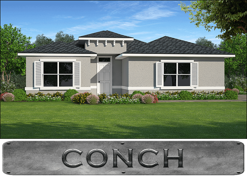 Conch-Button Conch Model Home